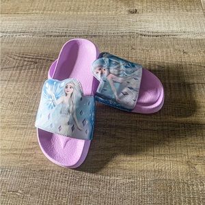 H&M Elsa Frozen II Sandals Toddler Size 10-11.5 EUC